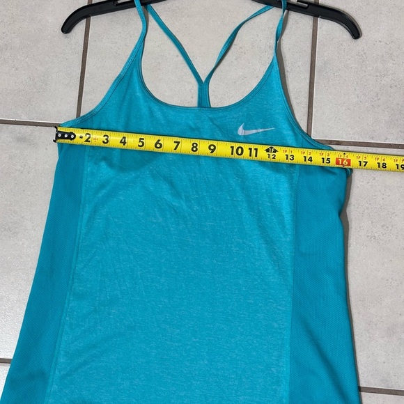 Nike Women Athletic Dri-Fit Green/Blue Tank Top size M - Picture 7 of 7